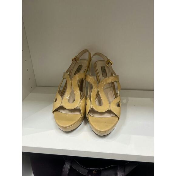 Prada Patent Leather Slingback Heels - Size 38 - Picture 2 of 5